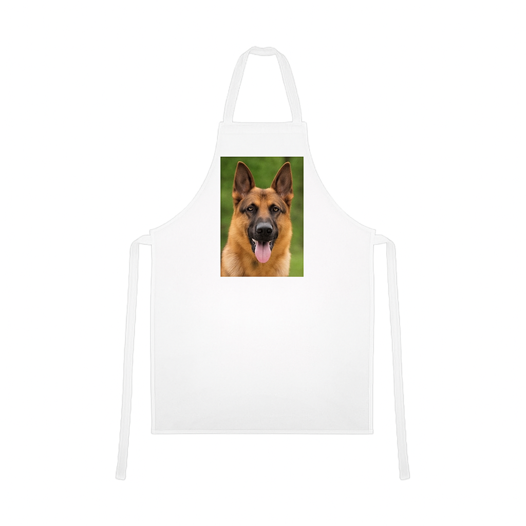 apron kitchen BBQ gift custom made personalised dog family