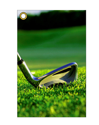 golf towel custom print personalised photo picture golfclub sport
