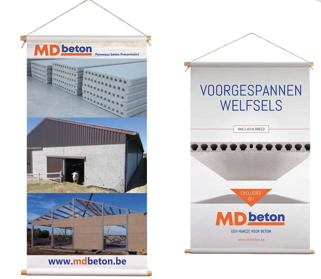 textile poster custom personalised picture logo wall decoration