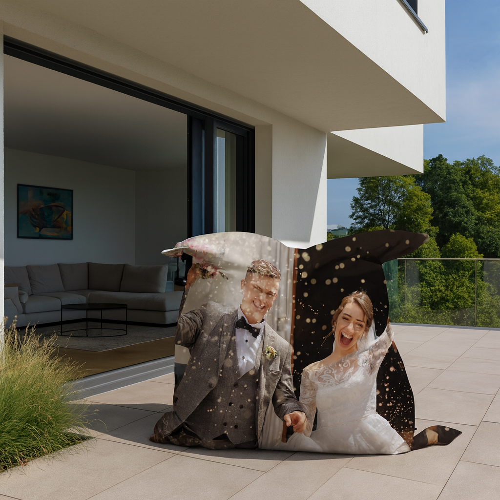 custom beanbag personalised picture photo wedding party home decoration