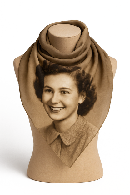 personalised scarf custom picture fashion