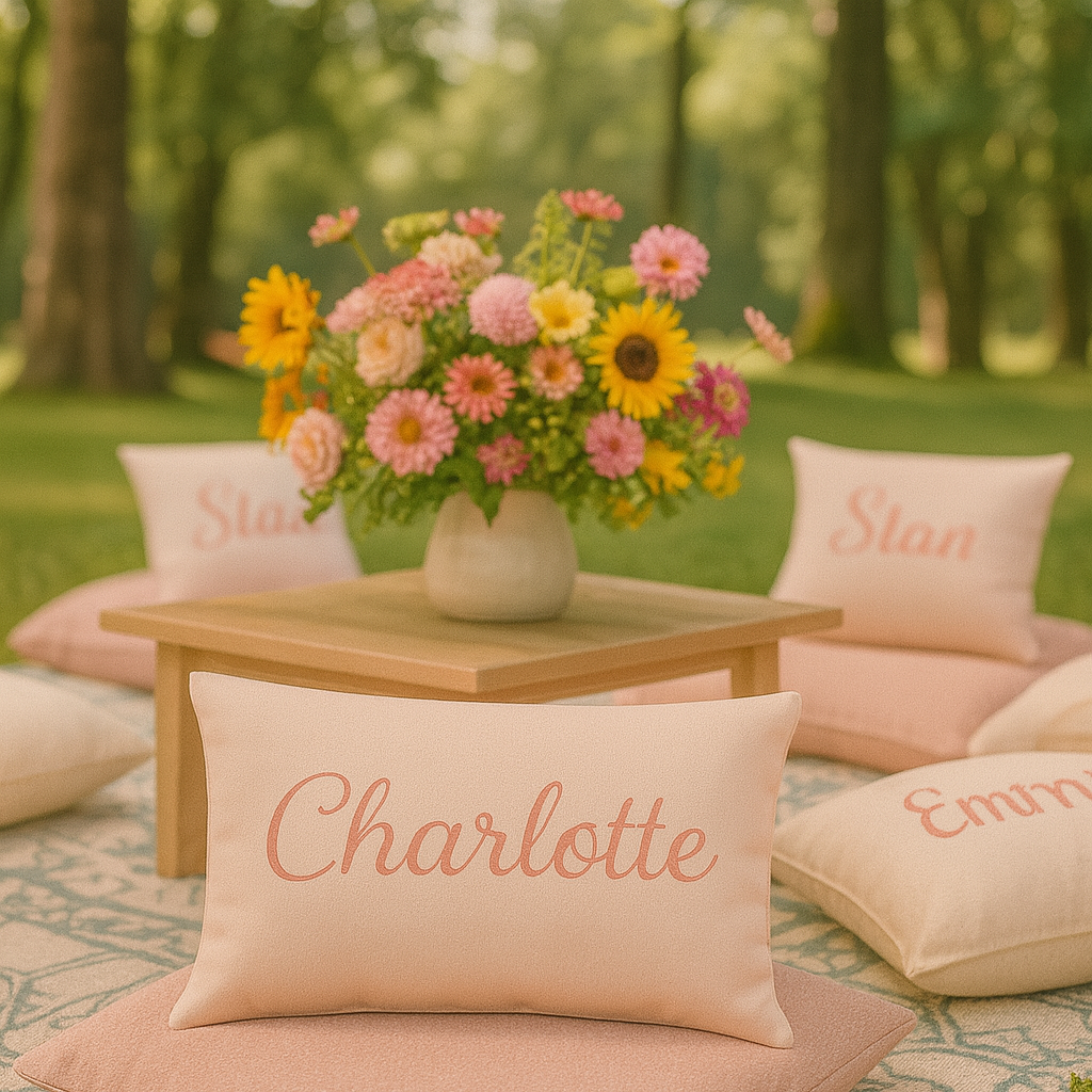 custom print cushion decoration home personalised pillows name