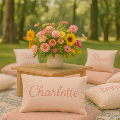 custom print cushion decoration home personalised pillows name