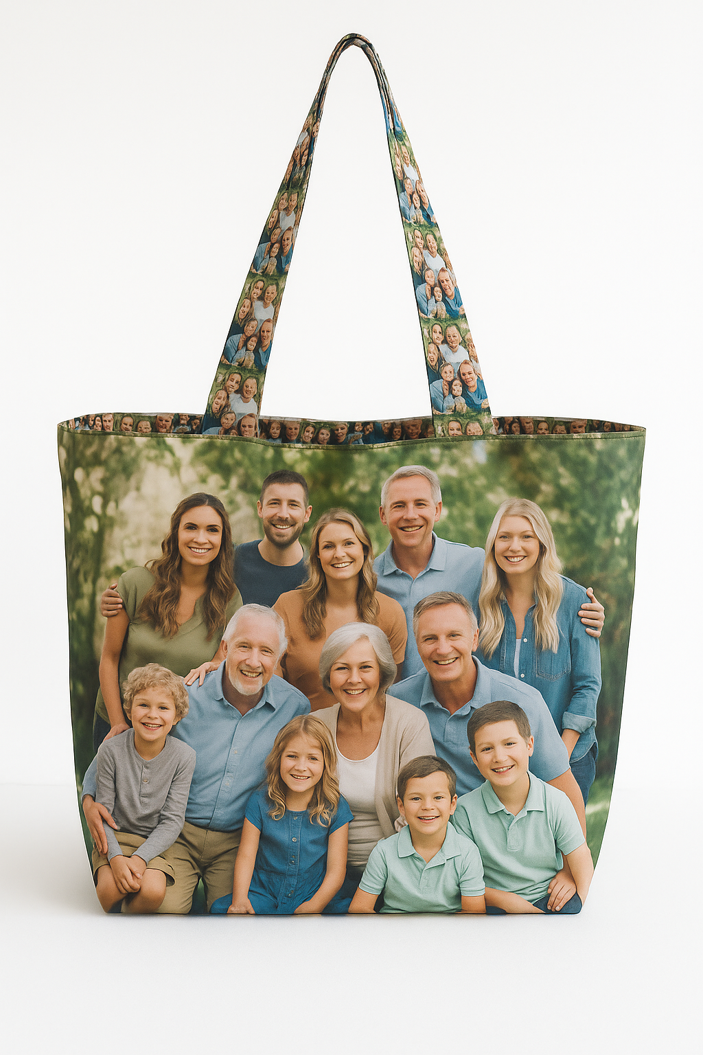 beach bag personalised with picture
