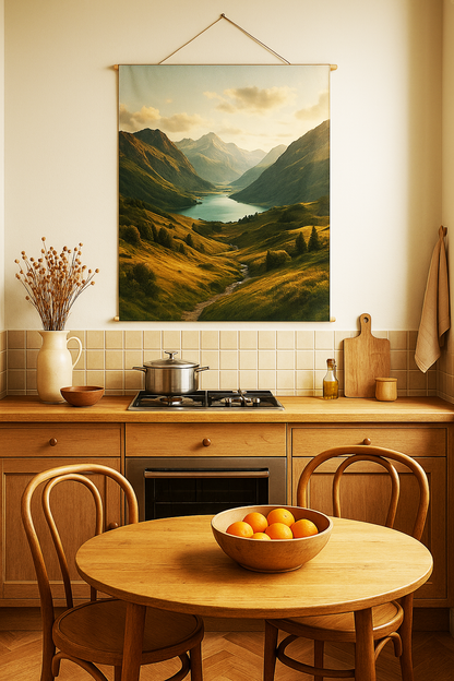 textile poster custom personalised picture logo wall decoration