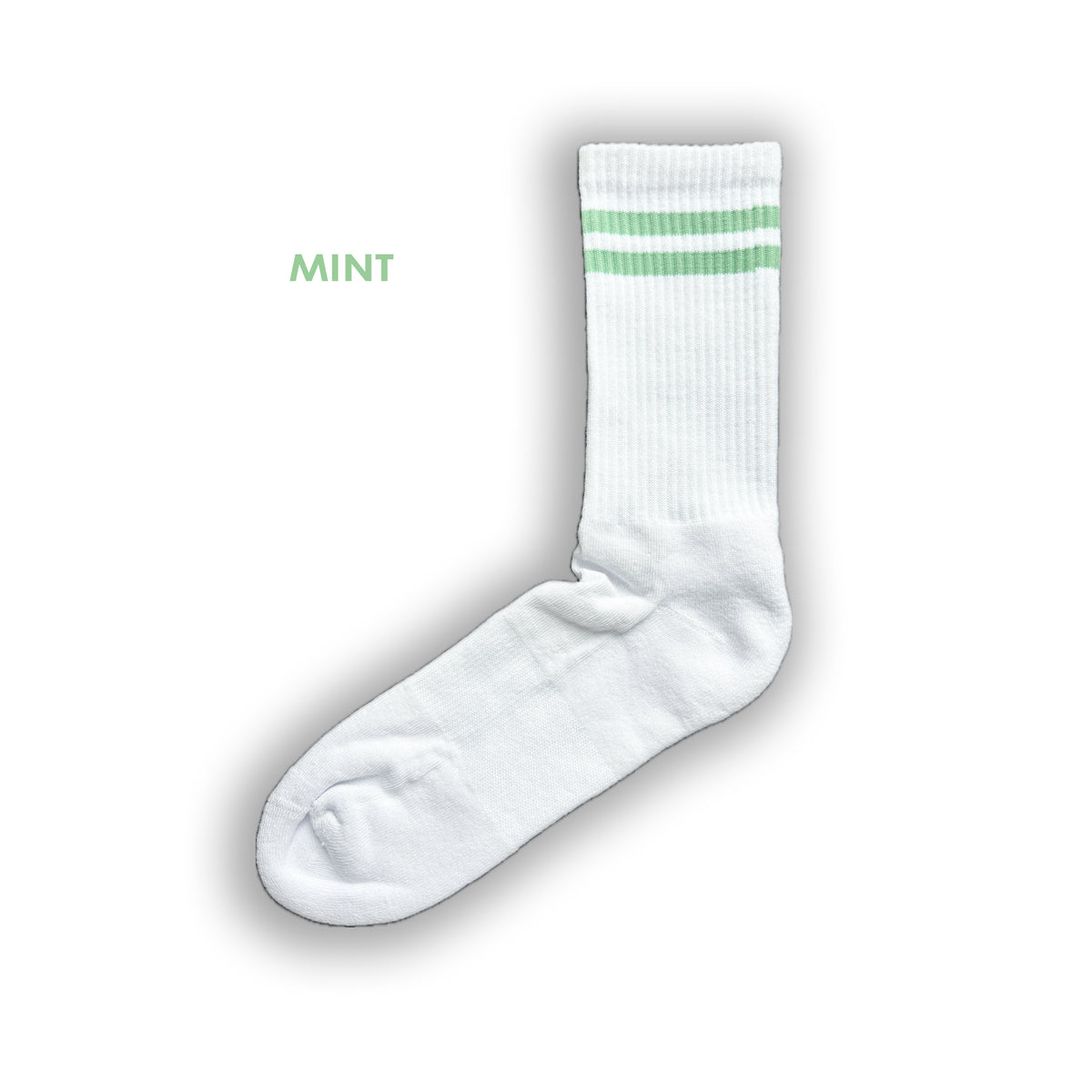custom sports socks with monogram initials logo picture personalised brand branding emoji mint