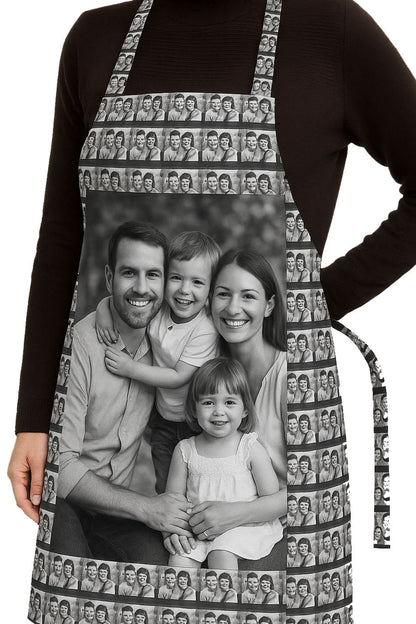 apron kitchen BBQ gift custom made personalised dog family