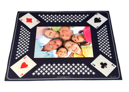 card mat blue personalised custom games