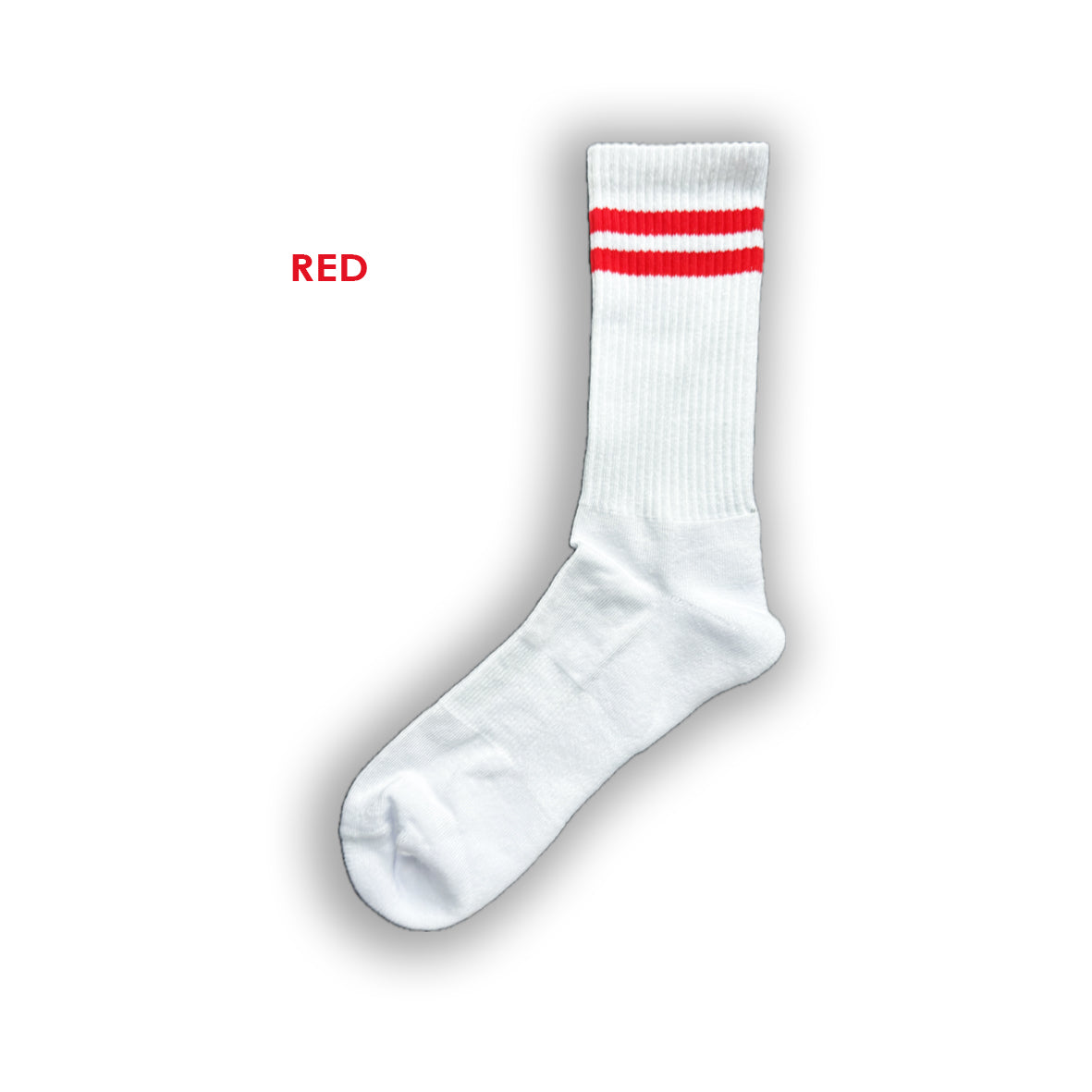 custom sports socks with monogram initials logo picture personalised brand branding emoji red