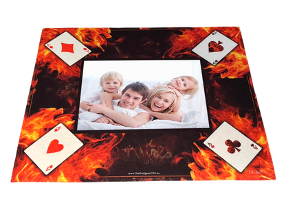card mat photo personalised custom games