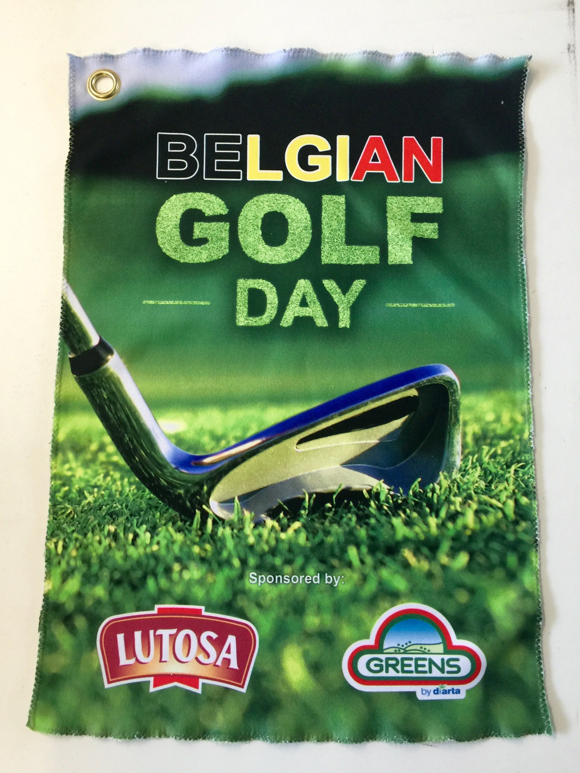 golf towel custom print personalised photo picture golfclub sport