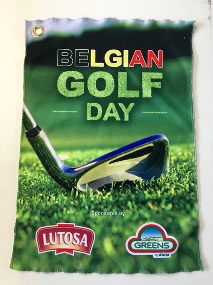 golf towel custom print personalised photo picture golfclub sport