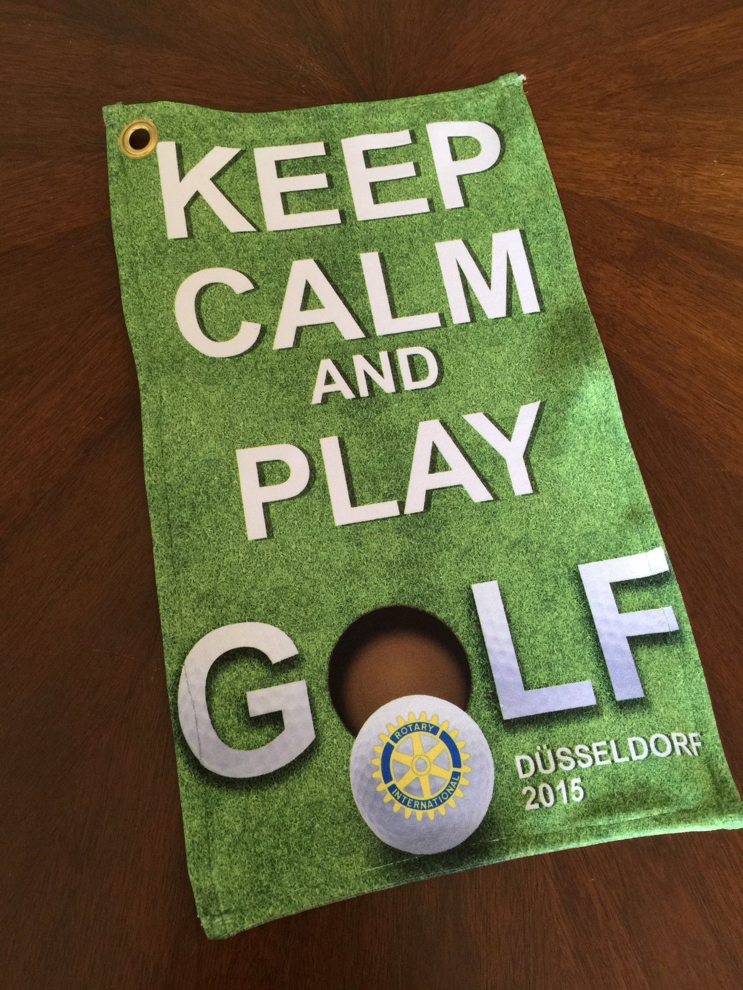 golf towel custom print personalised photo picture golfclub sport