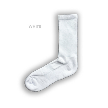 custom sports socks with monogram initials logo picture personalised brand branding emoji white