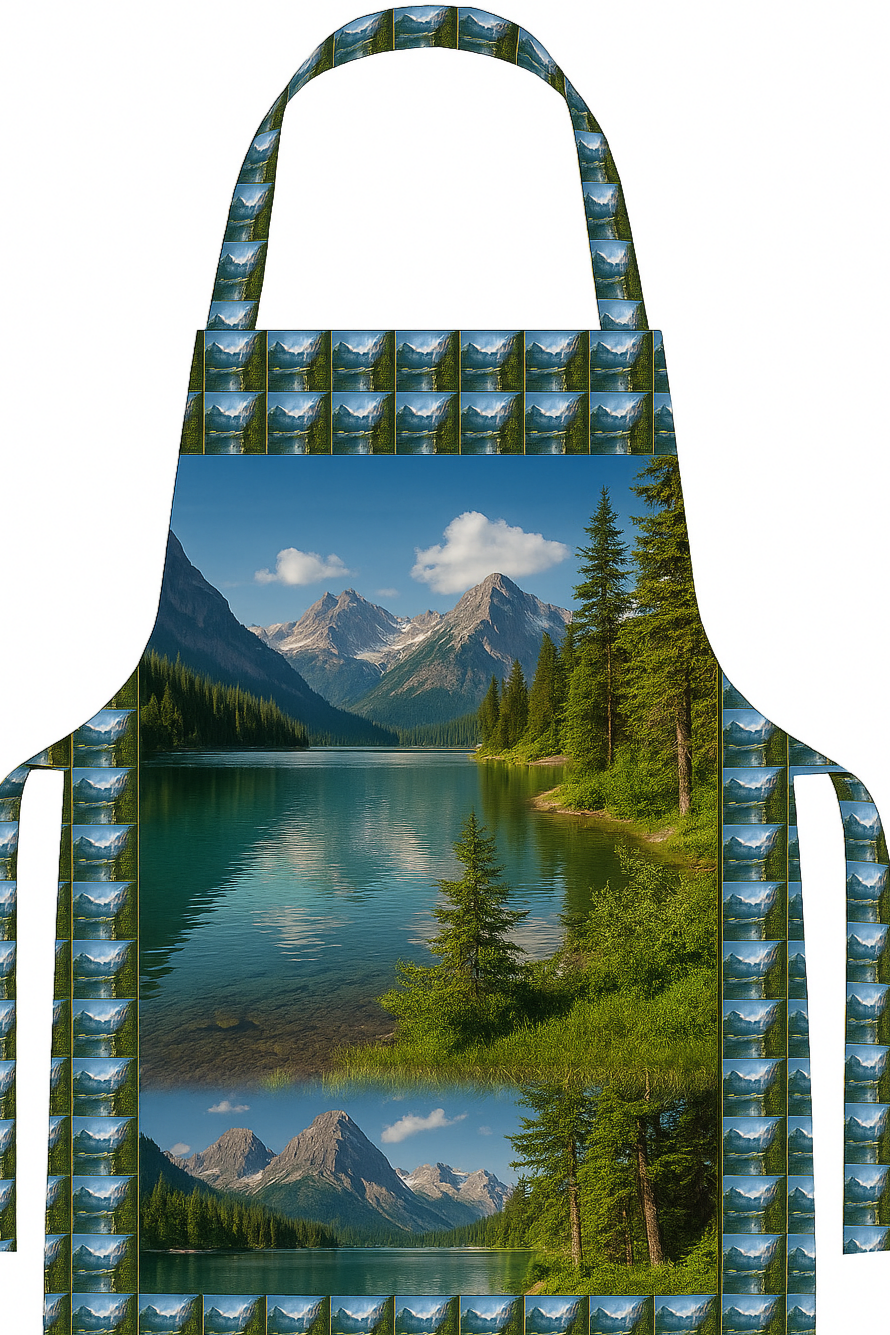 apron kitchen BBQ gift custom made personalised dog family