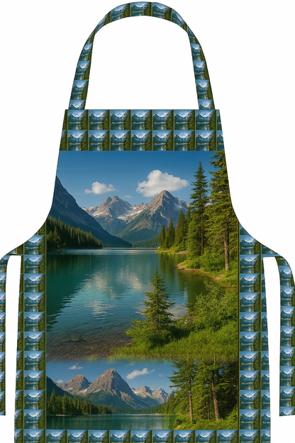 apron kitchen BBQ gift custom made personalised dog family