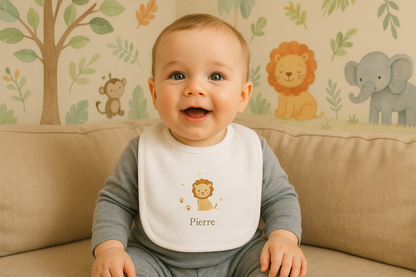 baby bib custom design picture logo name personalised personalization gift