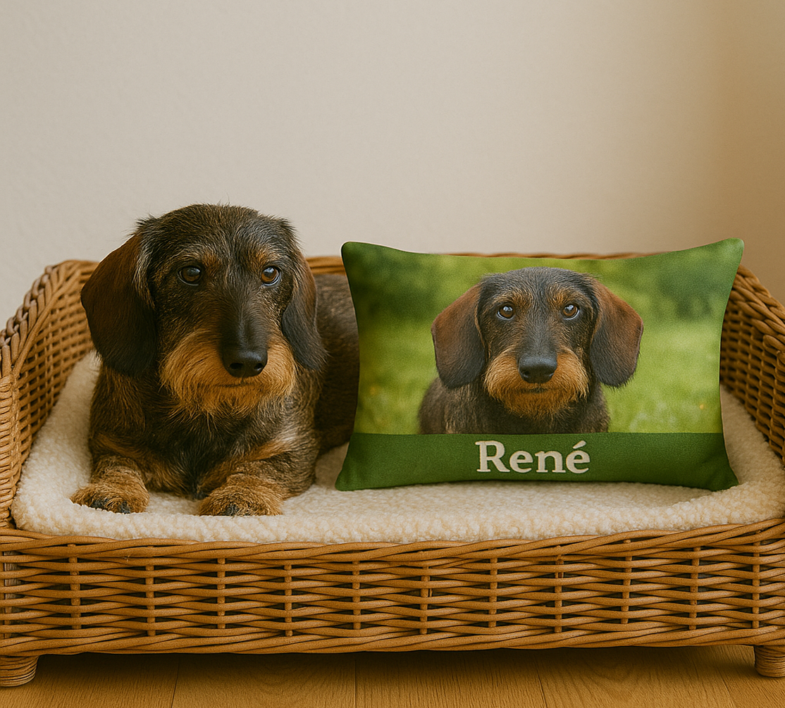 custom print cushion decoration home personalised dog picture