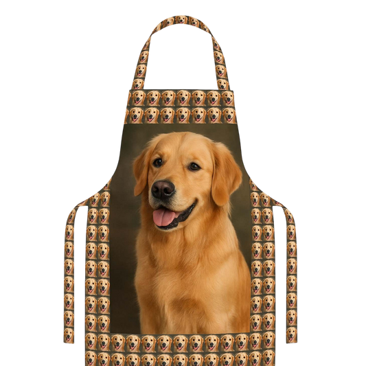 apron kitchen BBQ gift custom made personalised dog