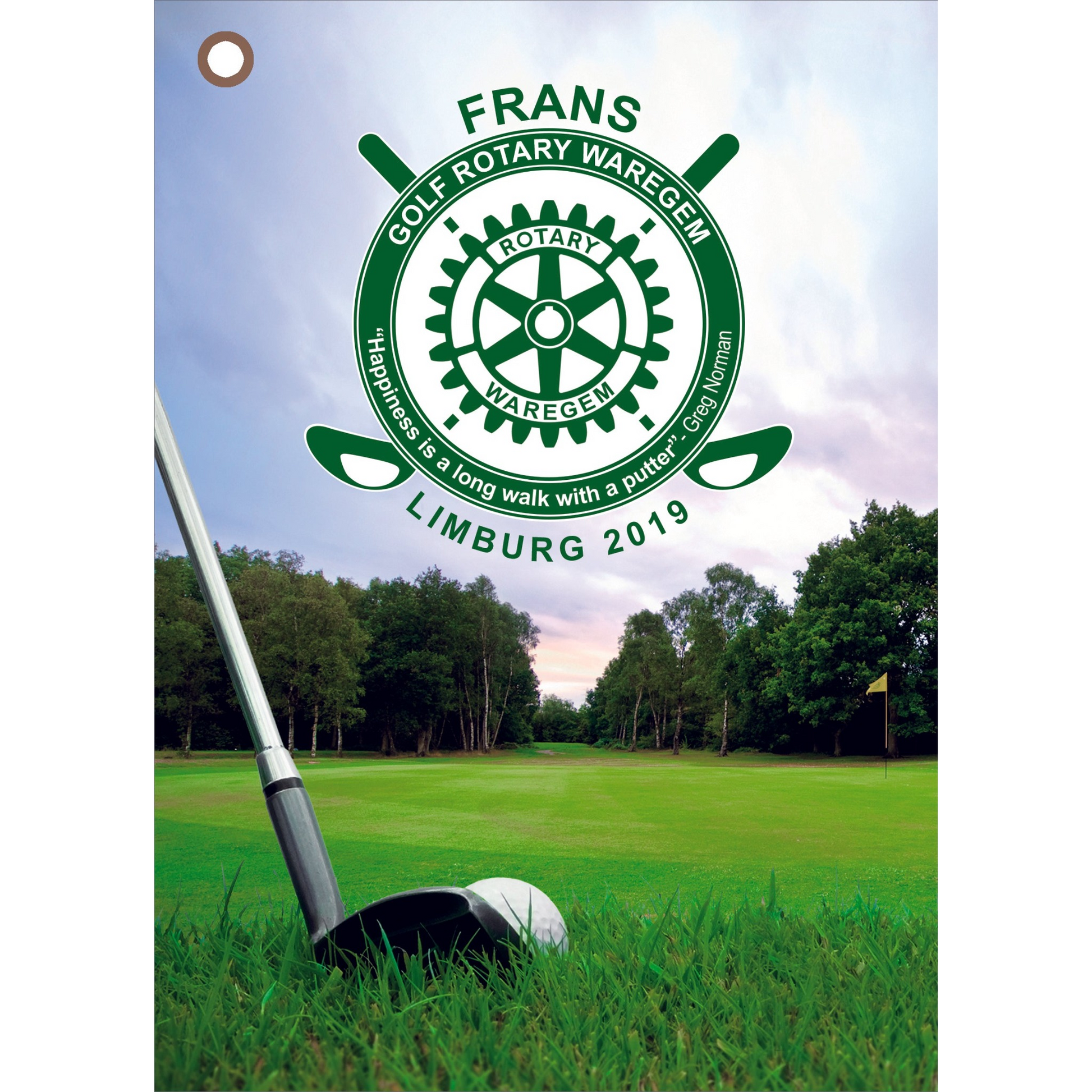 golf towel custom print personalised photo picture golfclub sport