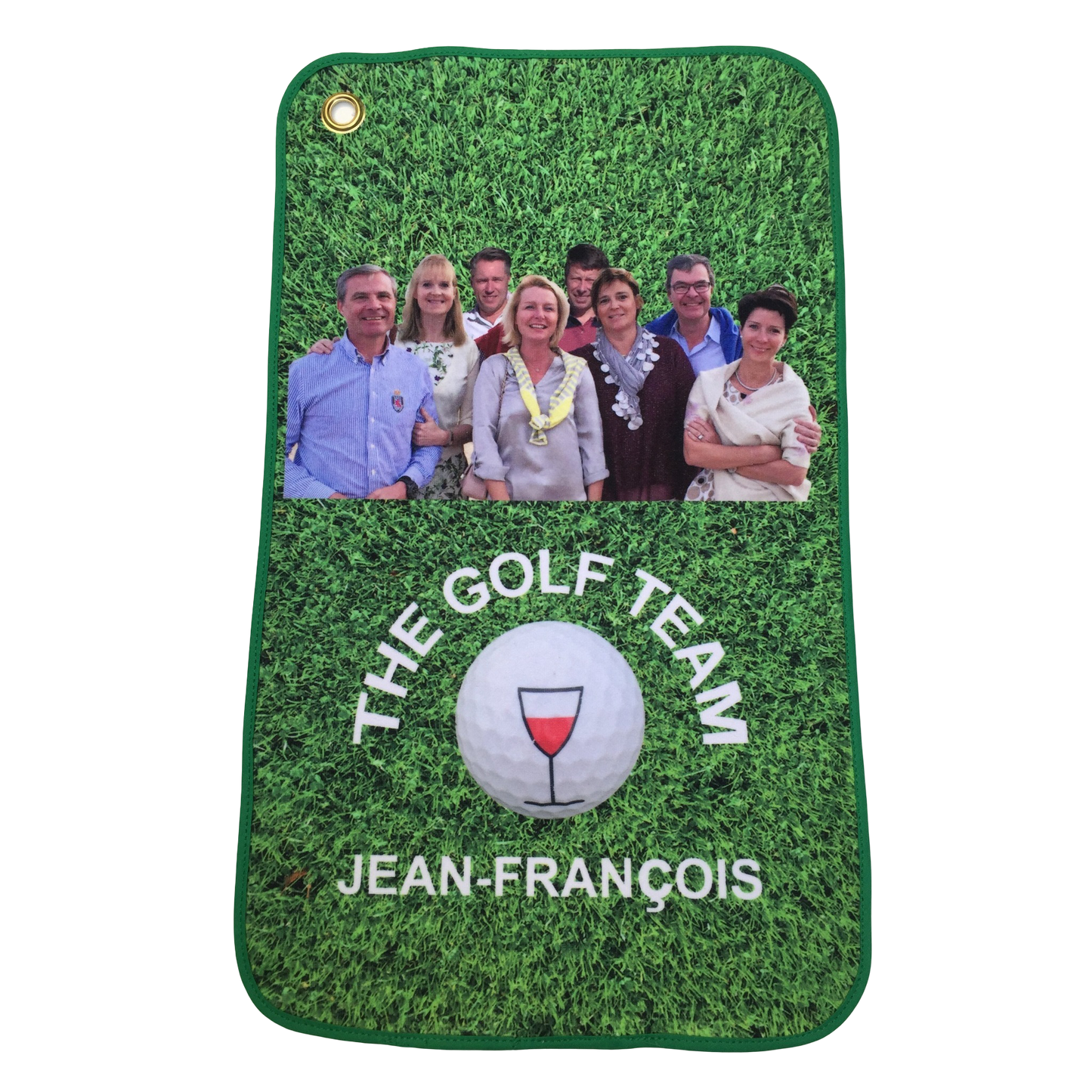 golf towel custom print personalised photo picture golfclub sport