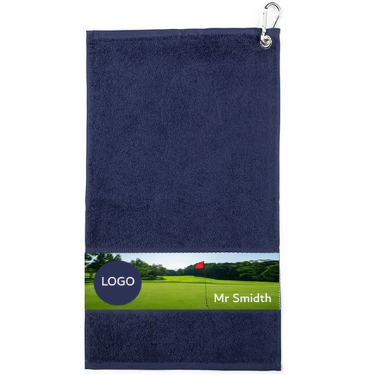 personalised golf towel gift