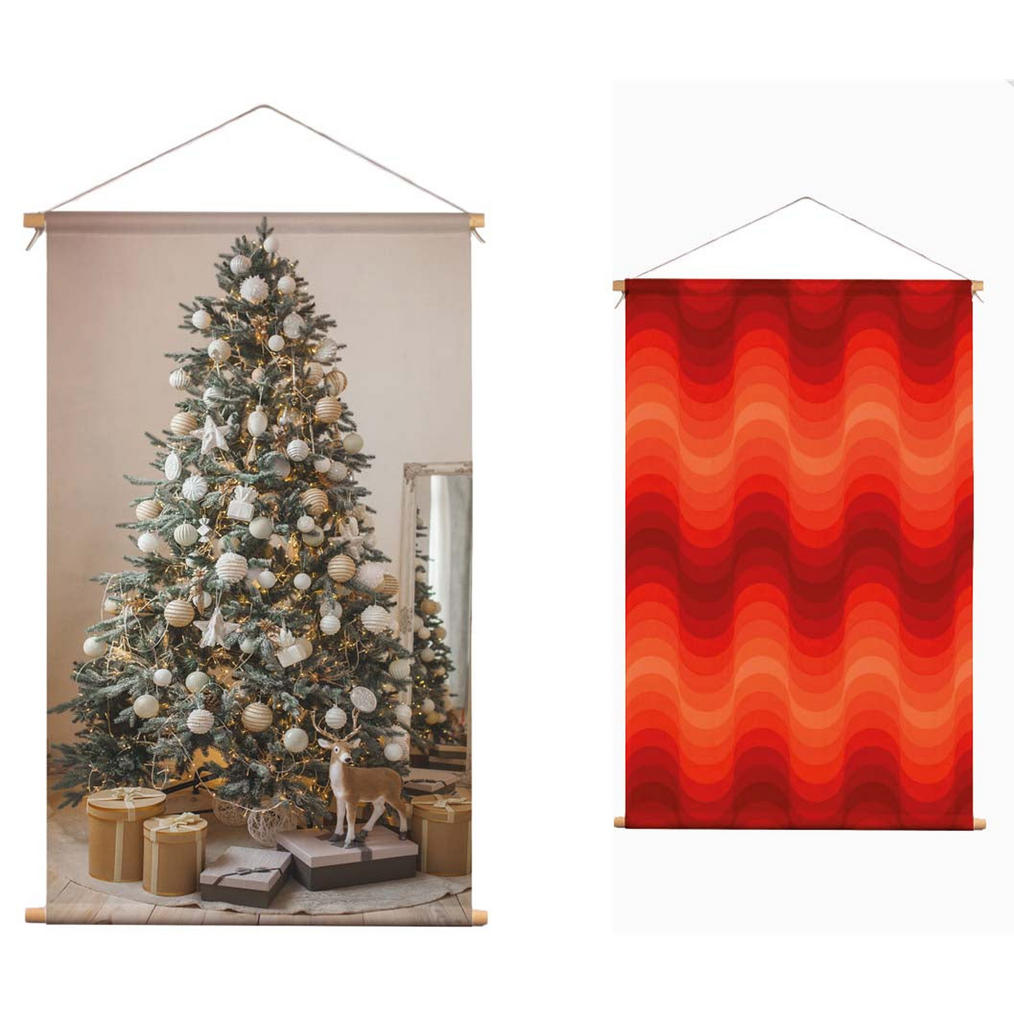 textile poster custom personalised picture logo wall decoration