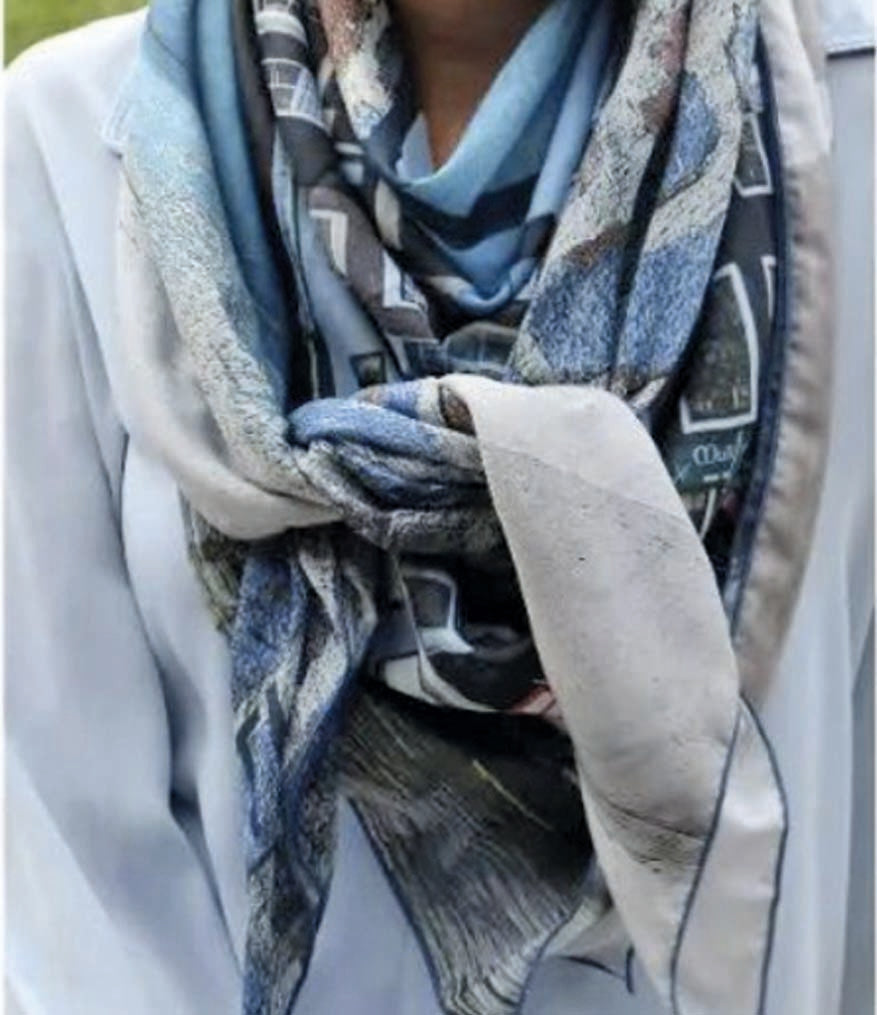 personalised scarf custom picture fashion